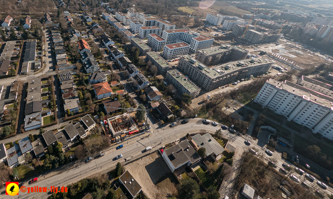 11.02.2023 - Neubau eines Mehrfamilienhause in der Niederalmstraße 16 in Neuperlach-Trudering